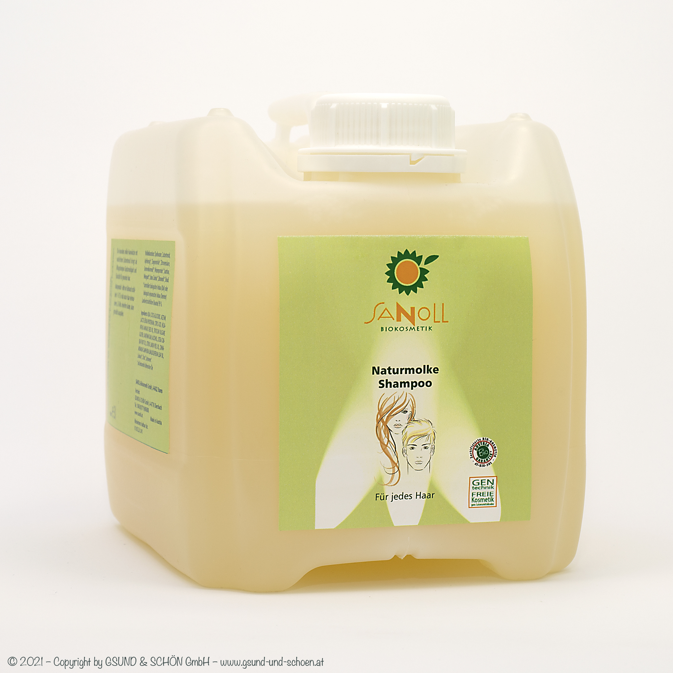 Naturmolke Shampoo - 3 Lt. Kanister
