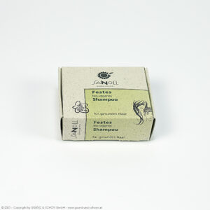 Festes bio-veganes Shampoo