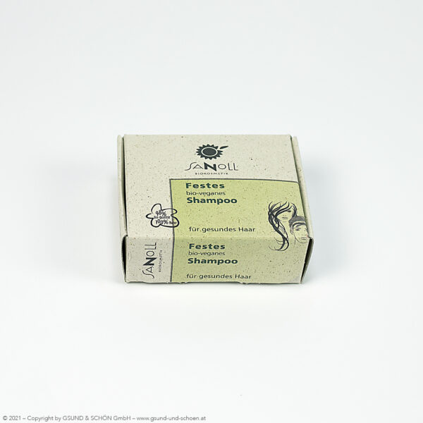 Festes bio-veganes Shampoo