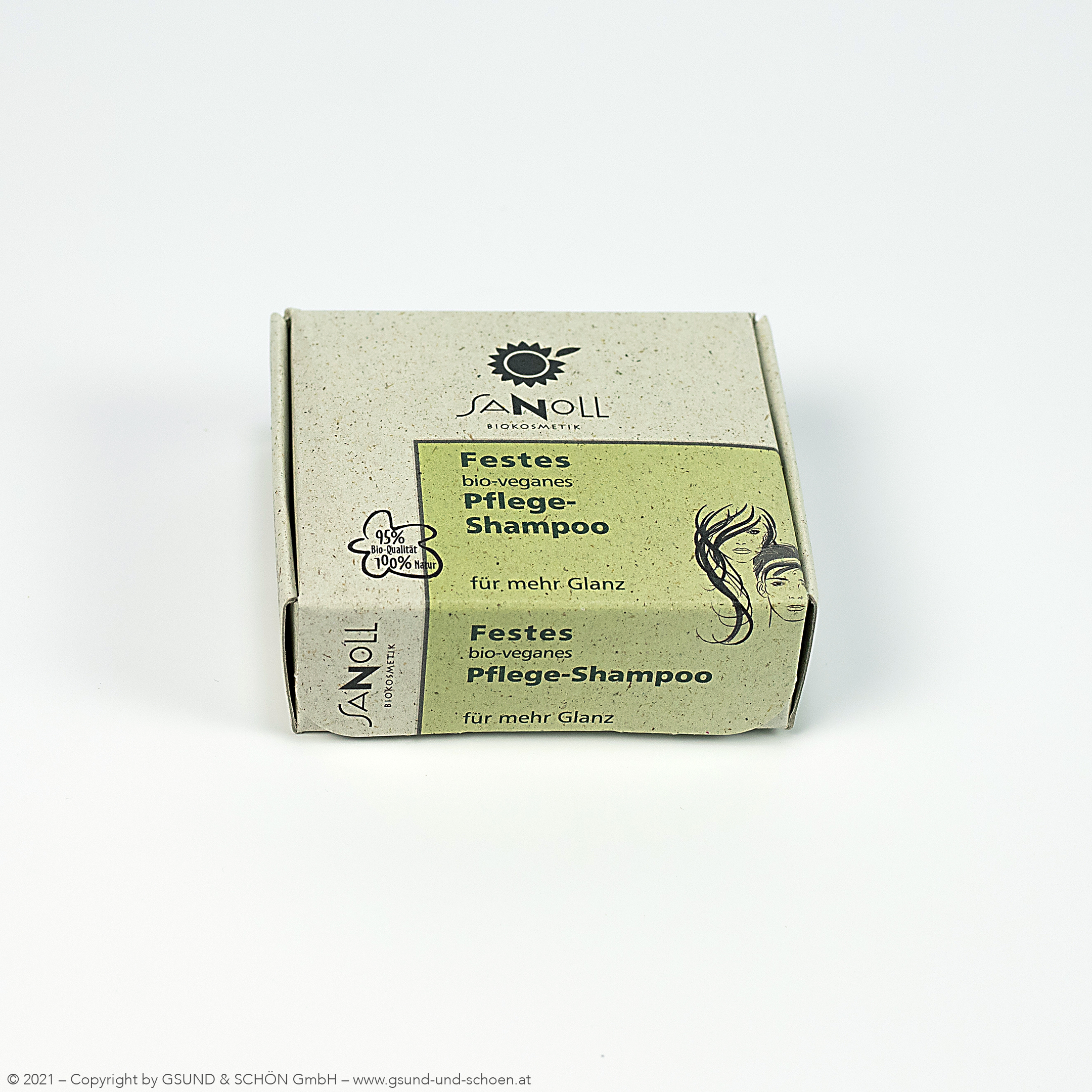 Festes bio-veganes Pflege-Shampoo