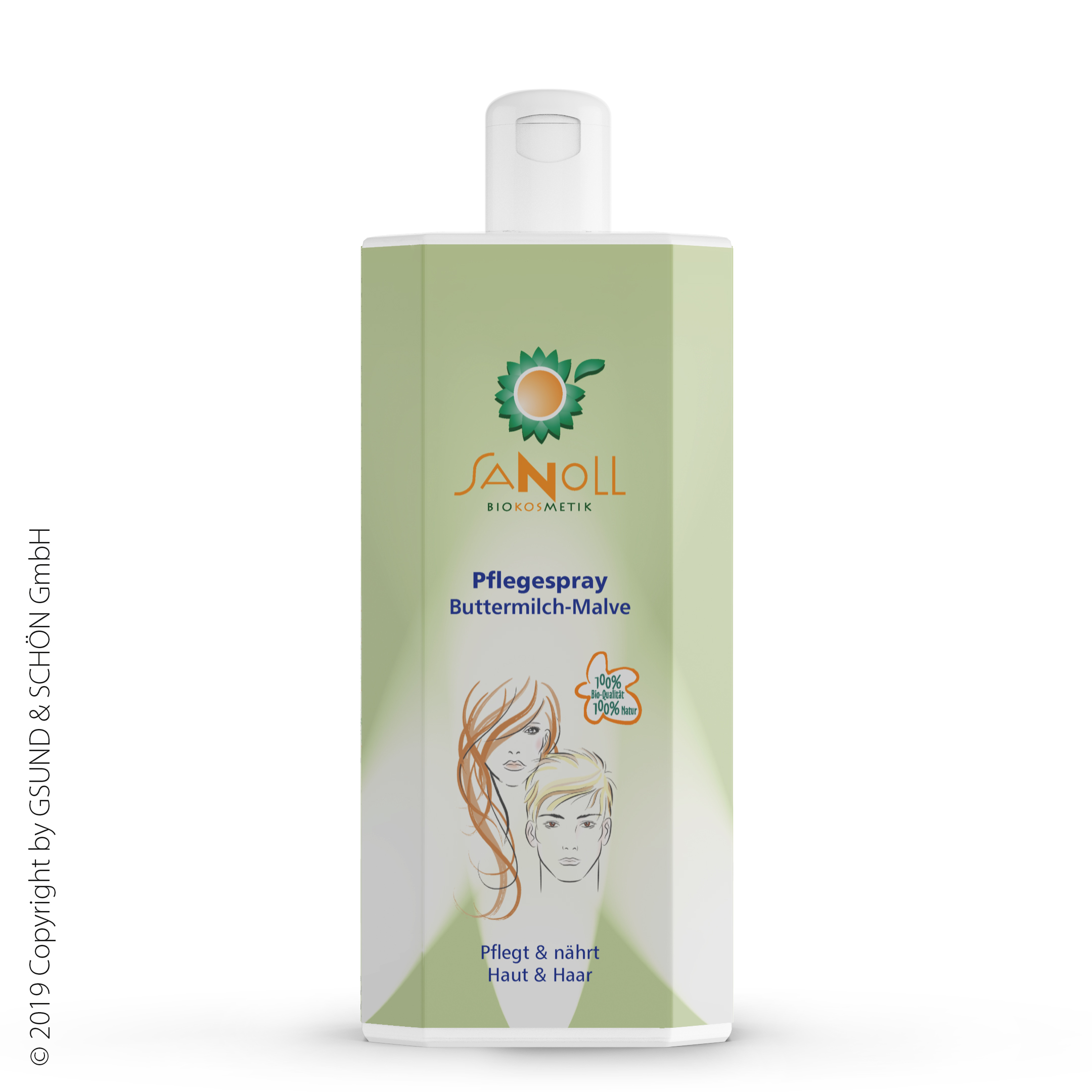 Pflegespray Buttermilch-Malve (Nachfuellung)