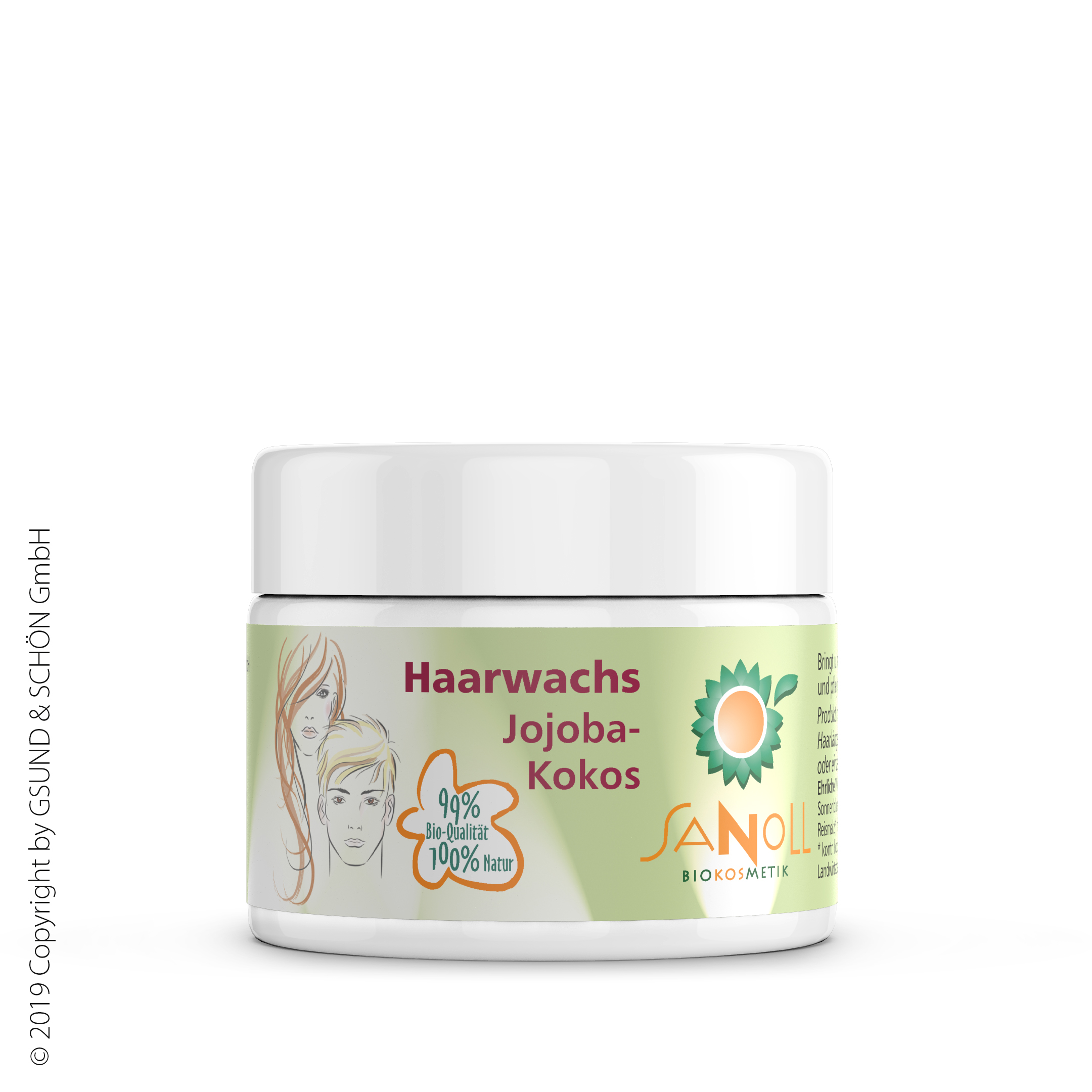 Haarwachs Jojoba-Kokos