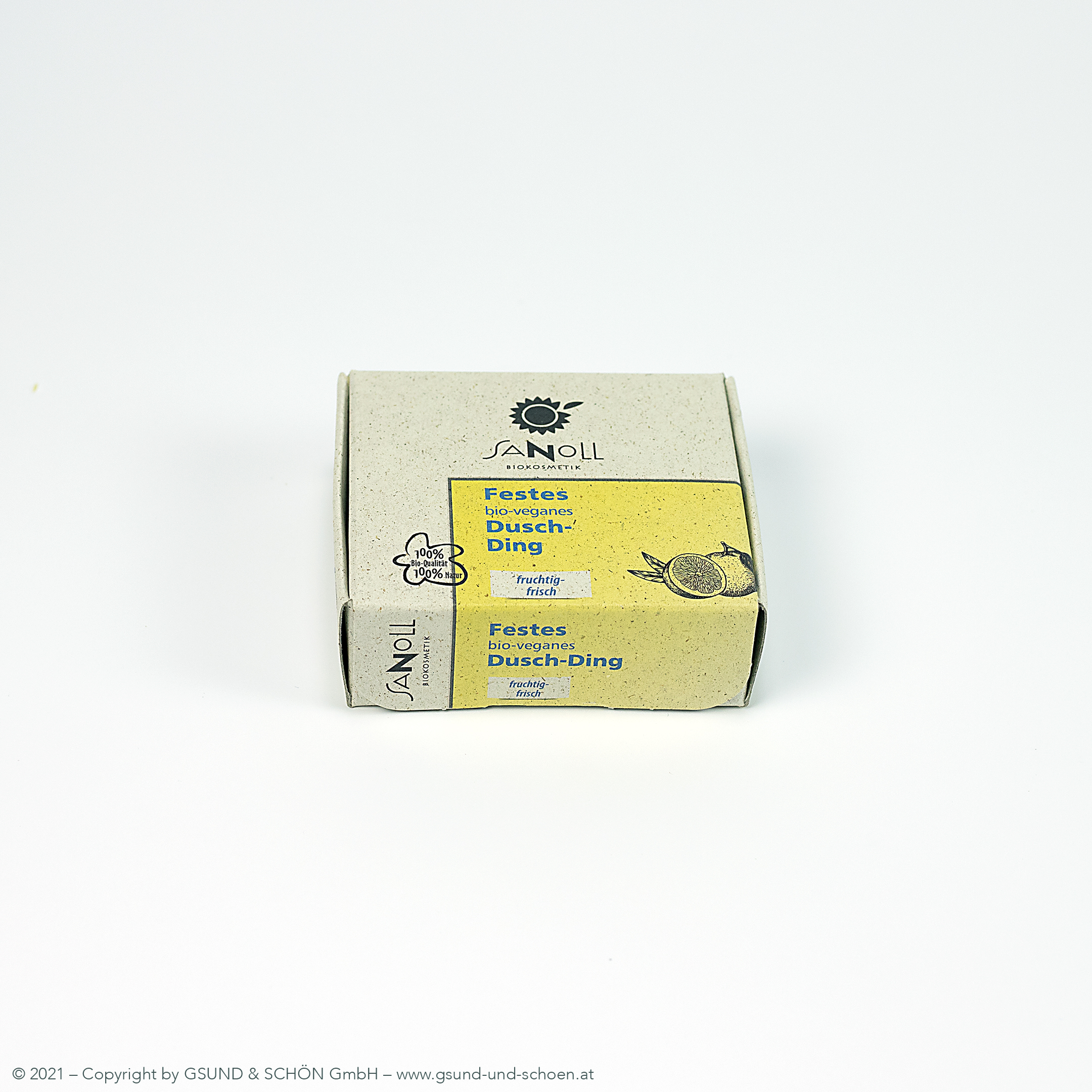Festes bio-veganes Dusch-Ding