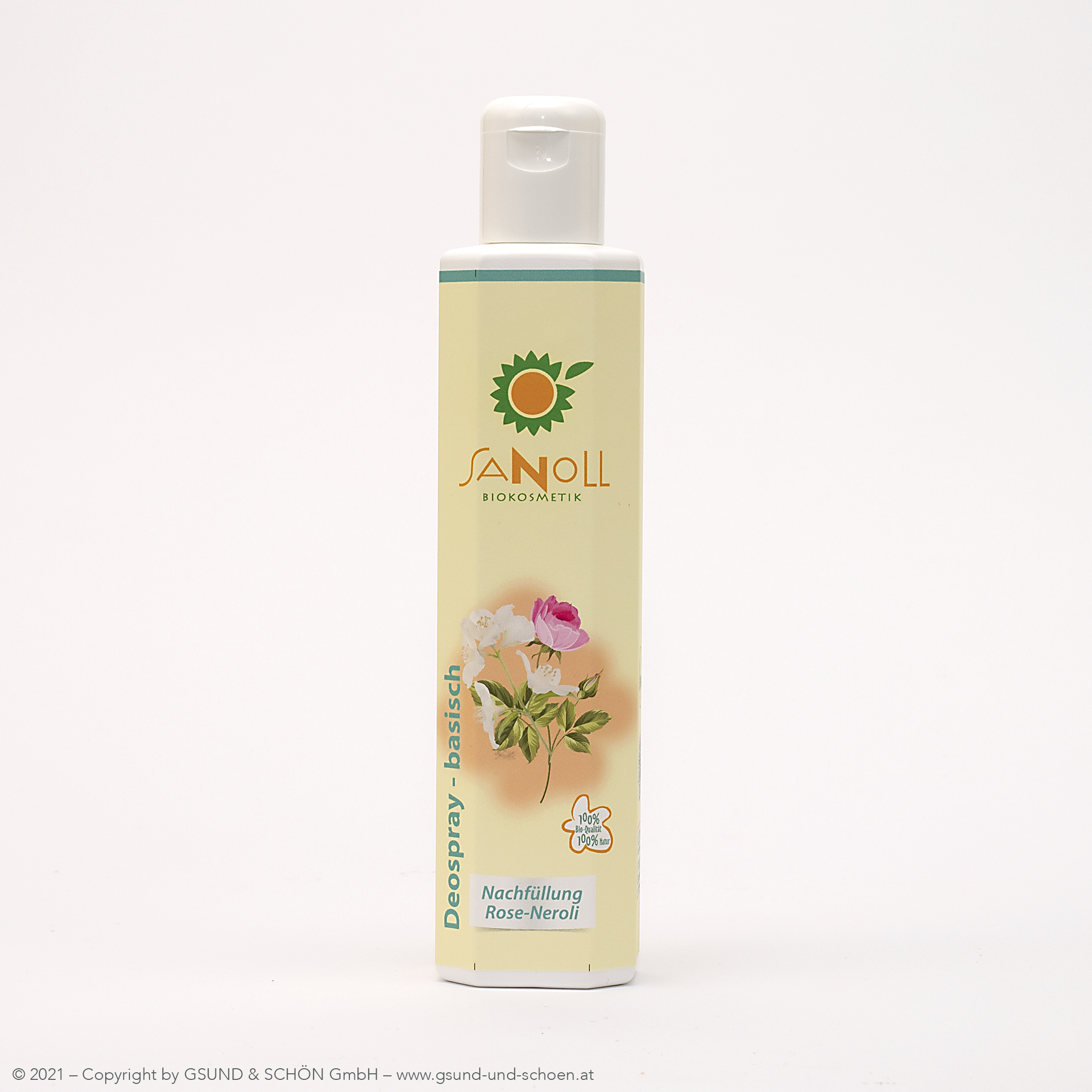 Deospray - basisch - Rose-Neroli (Nachfuellung)
