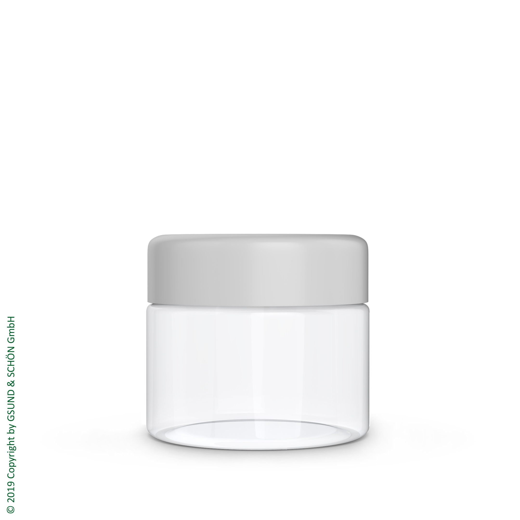 Weissglas-Tiegel 50ml