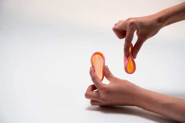 DISK Menstruationsdisk, pink-gelb - Image 2