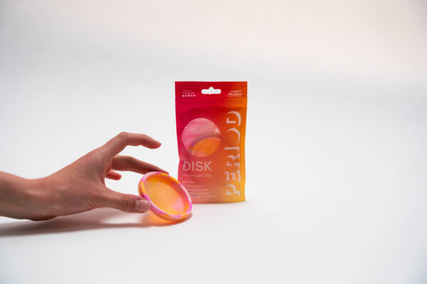 DISK Menstruationsdisk, pink-gelb