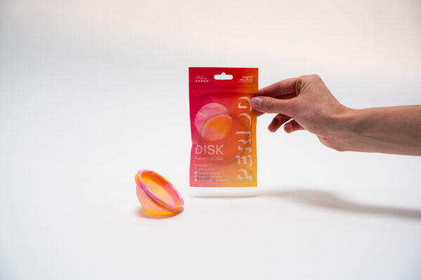 DISK Menstruationsdisk, pink-gelb - Image 4